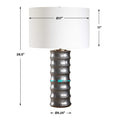 UTTERMOST, Corvair Scalloped Table Lamp, TABLE LAMPS