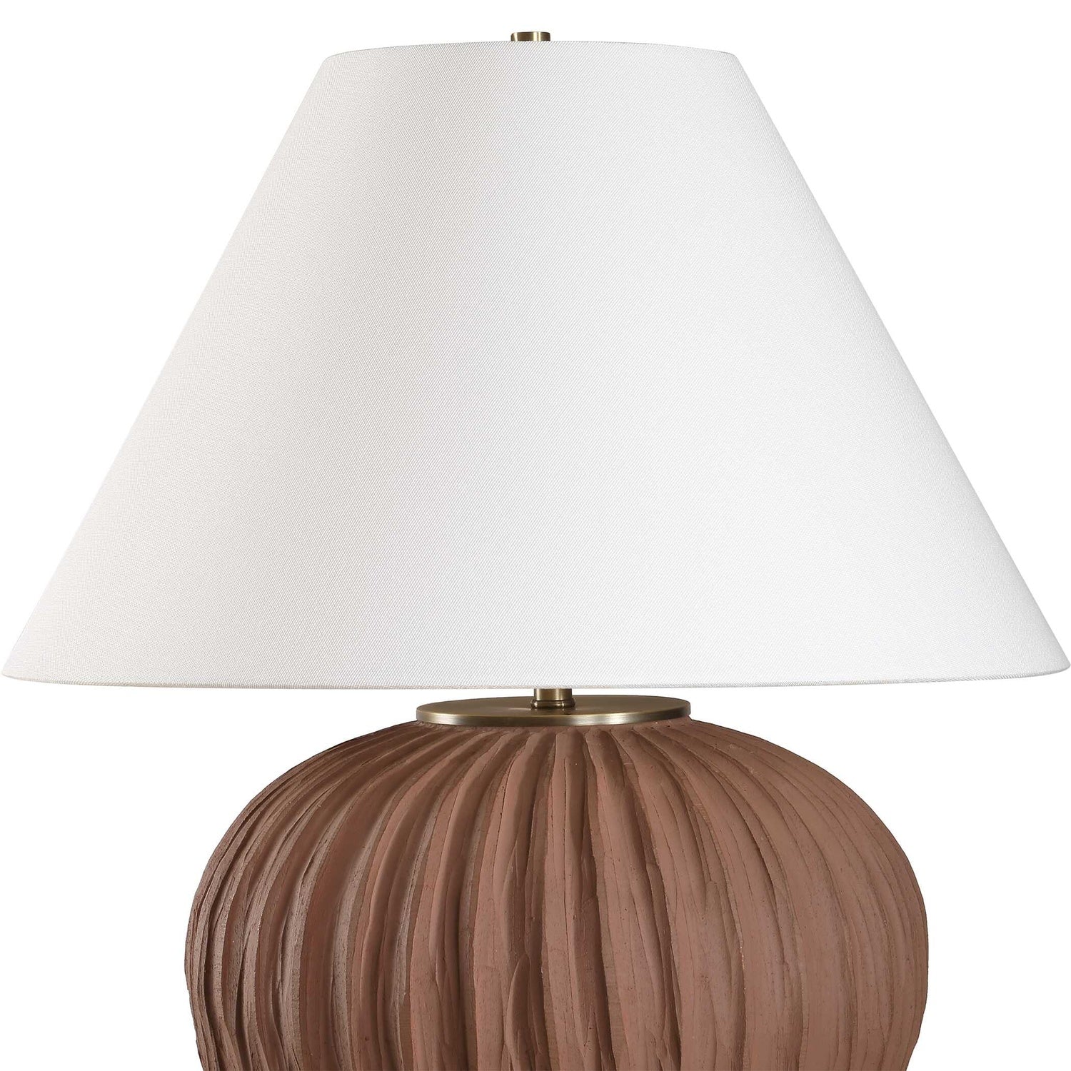 UTTERMOST, Keoghan Terracotta Table Lamp, TABLE LAMPS