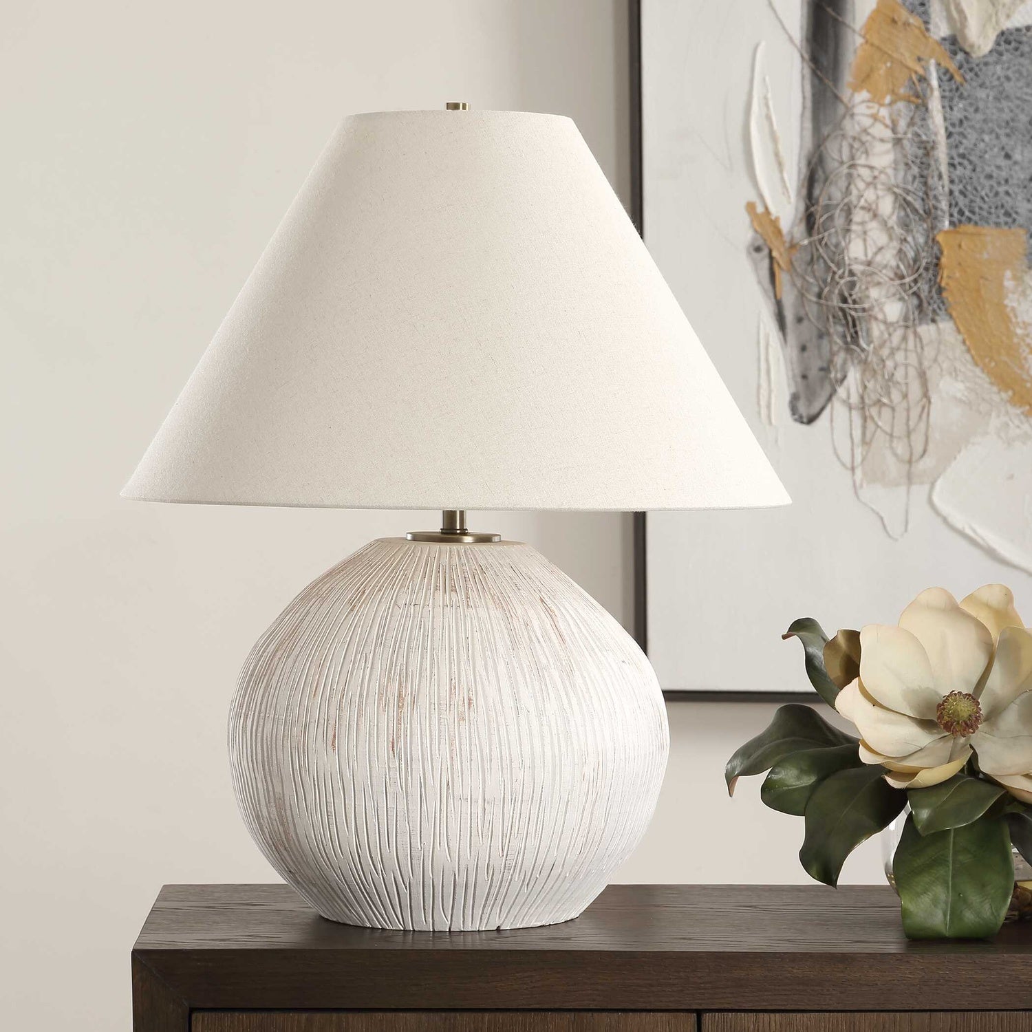 UTTERMOST, MERYL AGED TABLE LAMP, TABLE LAMPS