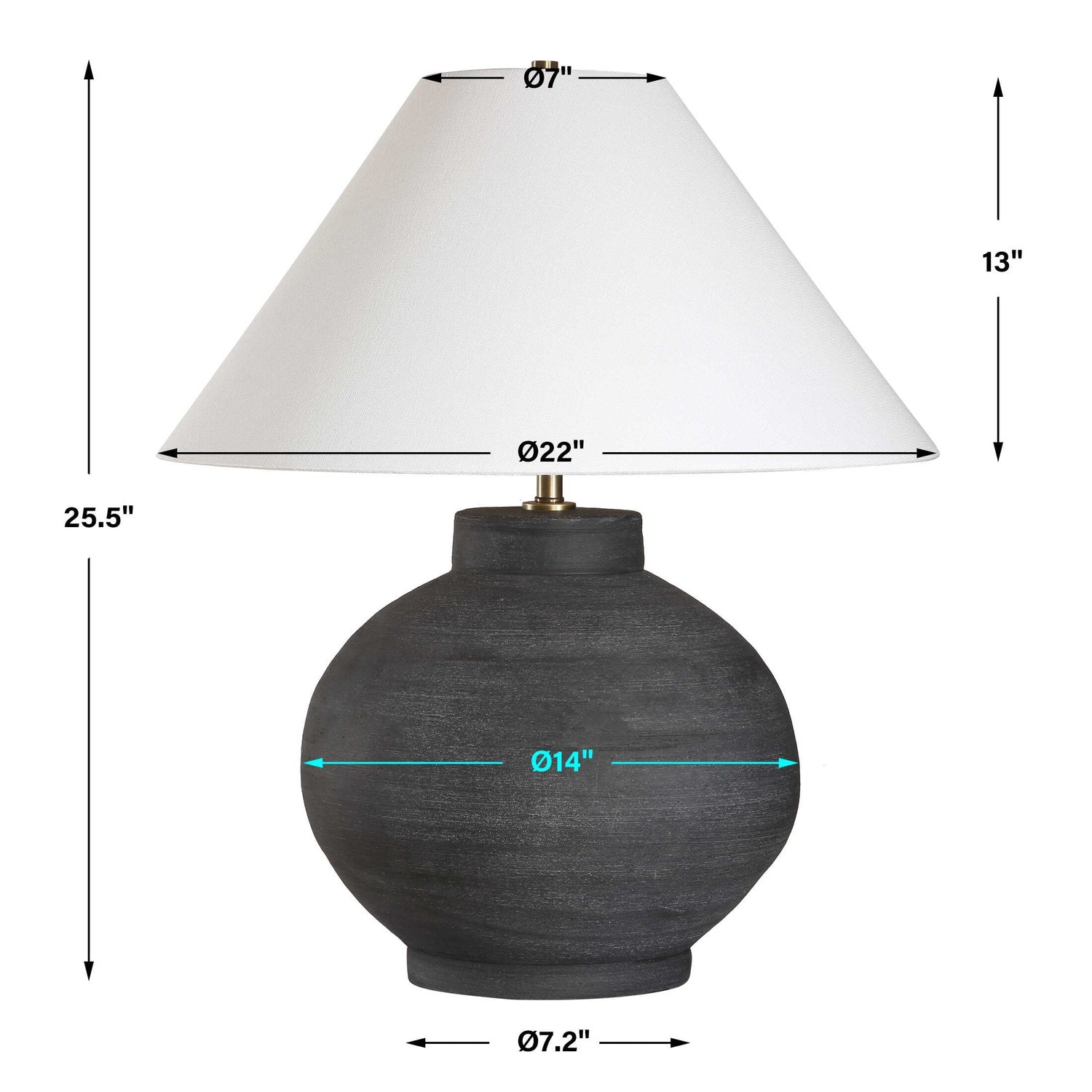 UTTERMOST, TRAMORE RUSTIC TABLE LAMP, TABLE LAMPS