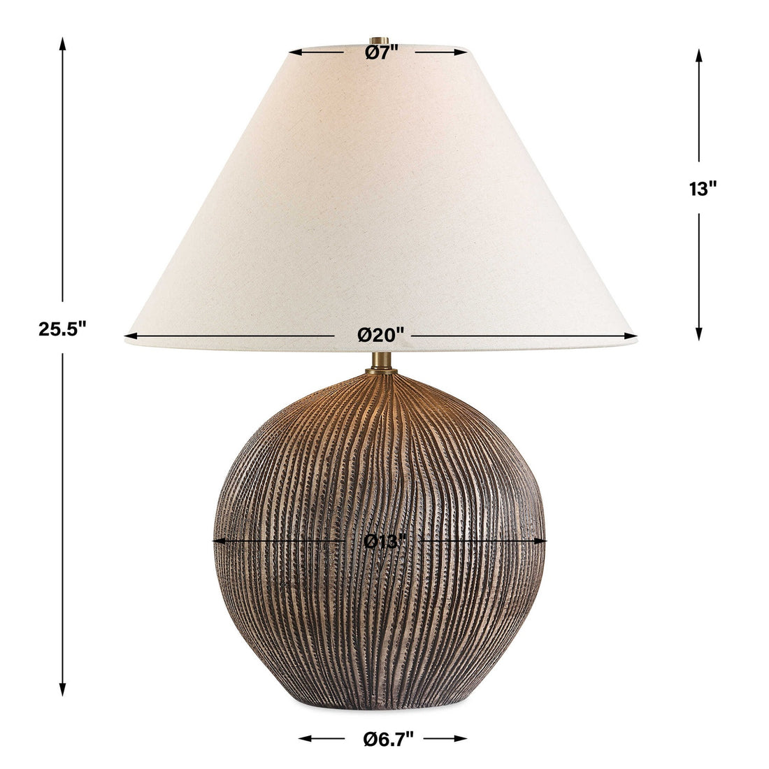 UTTERMOST, SAYRE TABLE LAMP, TABLE LAMPS
