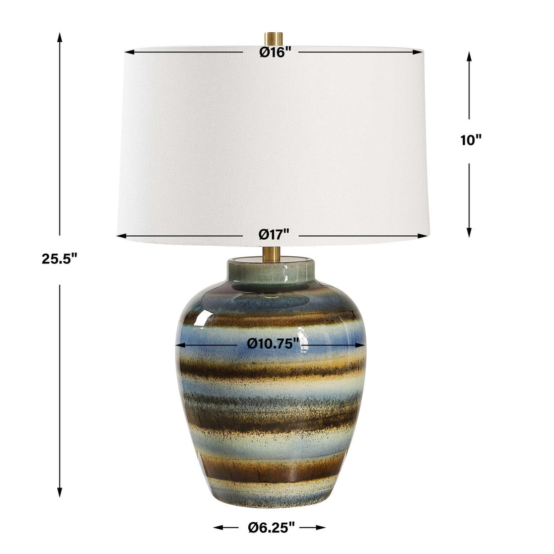 UTTERMOST, JUDARN TABLE LAMP, TABLE LAMPS