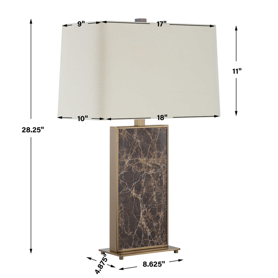 UTTERMOST, LAFFERTY TABLE LAMP, TABLE LAMPS