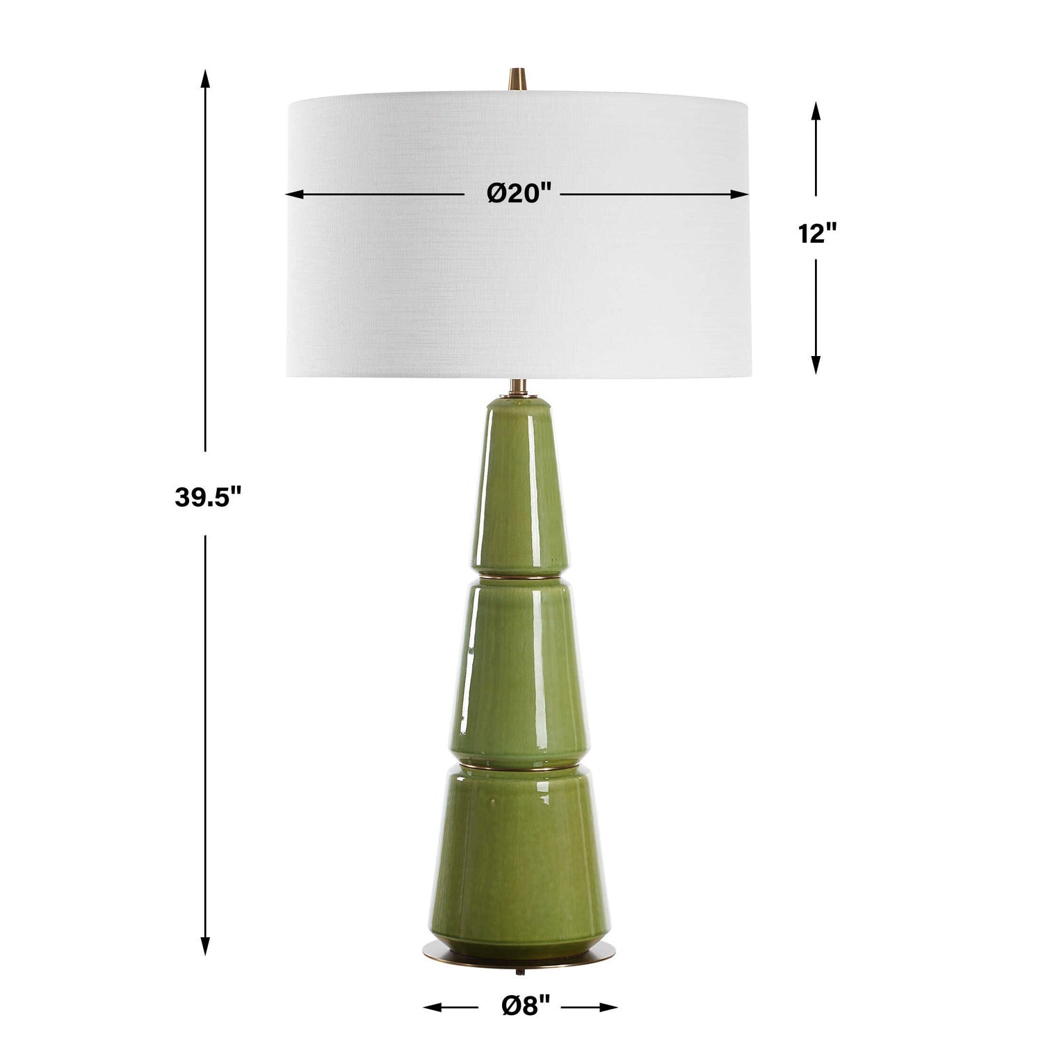 UTTERMOST, MENDELL MOSS TABLE LAMP, TABLE LAMPS