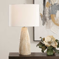 UTTERMOST, Maury Travertine Table Lamp, TABLE LAMPS