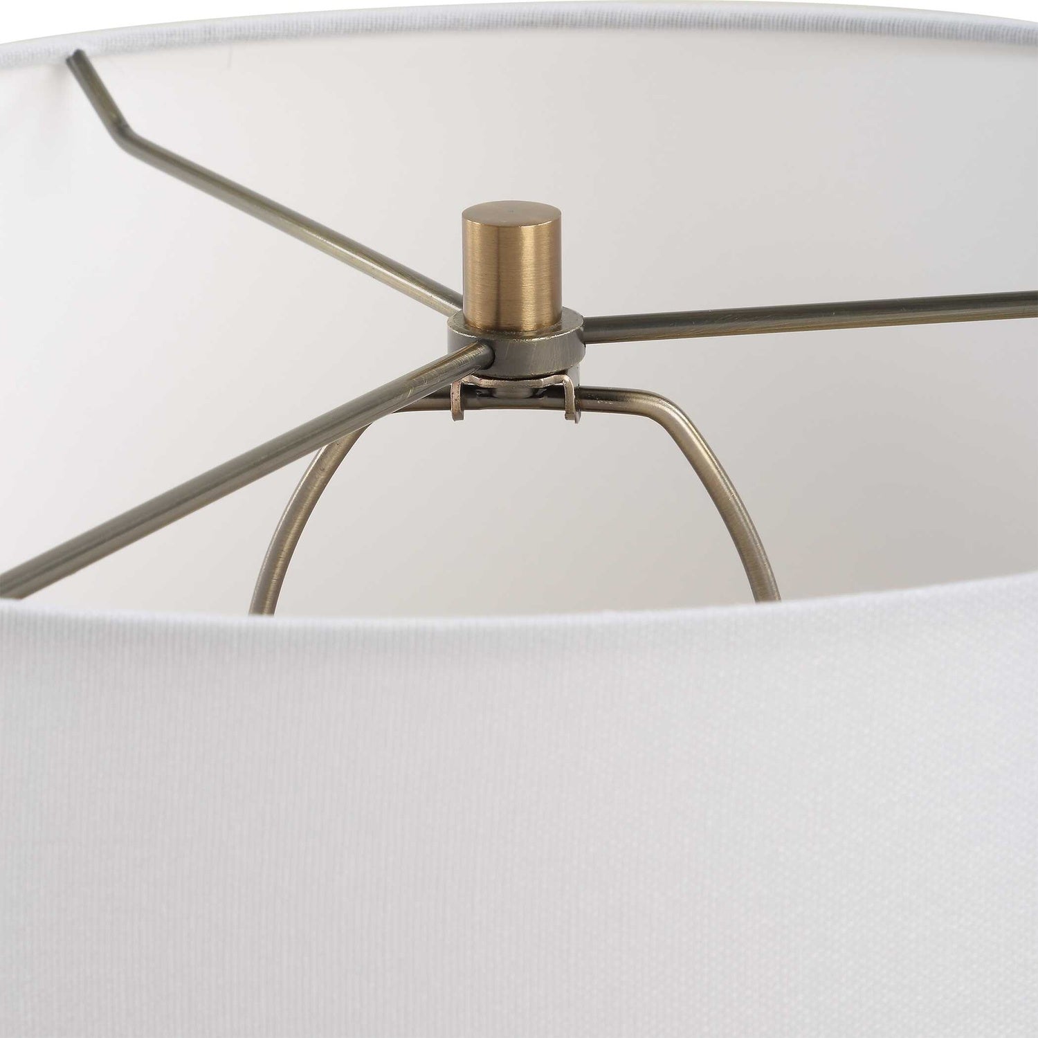 UTTERMOST, ACOSTA RIBBED TABLE LAMP, TABLE LAMPS