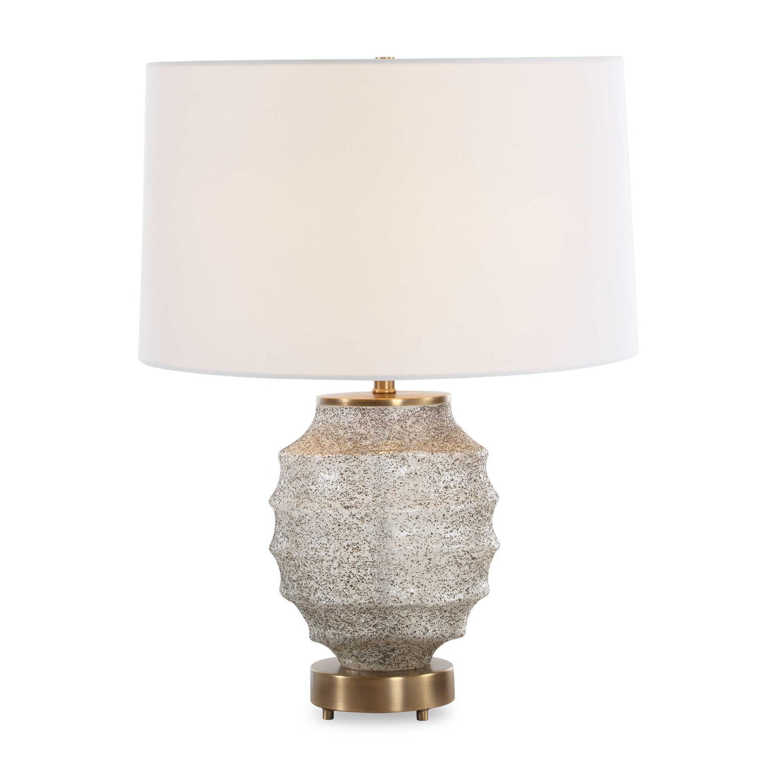 UTTERMOST, Acosta Ribbed Table Lamp, TABLE LAMPS