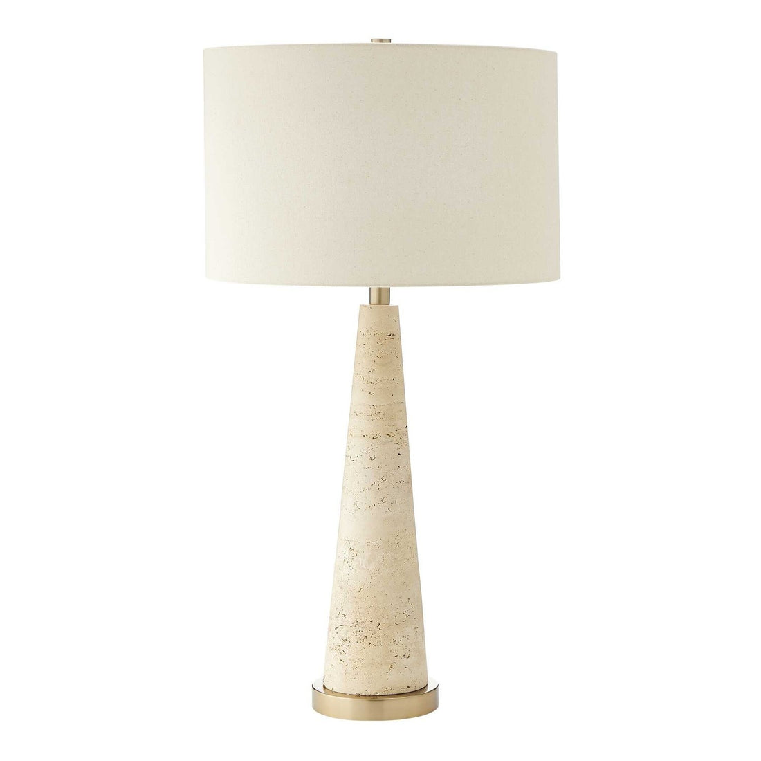 UTTERMOST, PERKINS TRAVERTINE TABLE LAMP, TABLE LAMPS