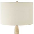 UTTERMOST, PERKINS TRAVERTINE TABLE LAMP, TABLE LAMPS
