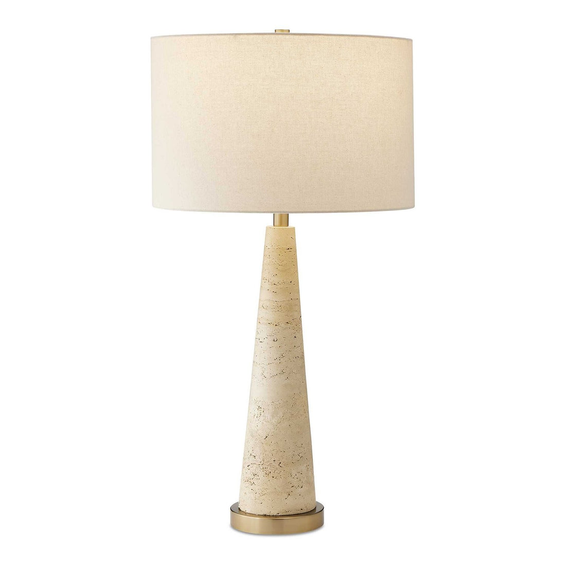 UTTERMOST, PERKINS TRAVERTINE TABLE LAMP, TABLE LAMPS