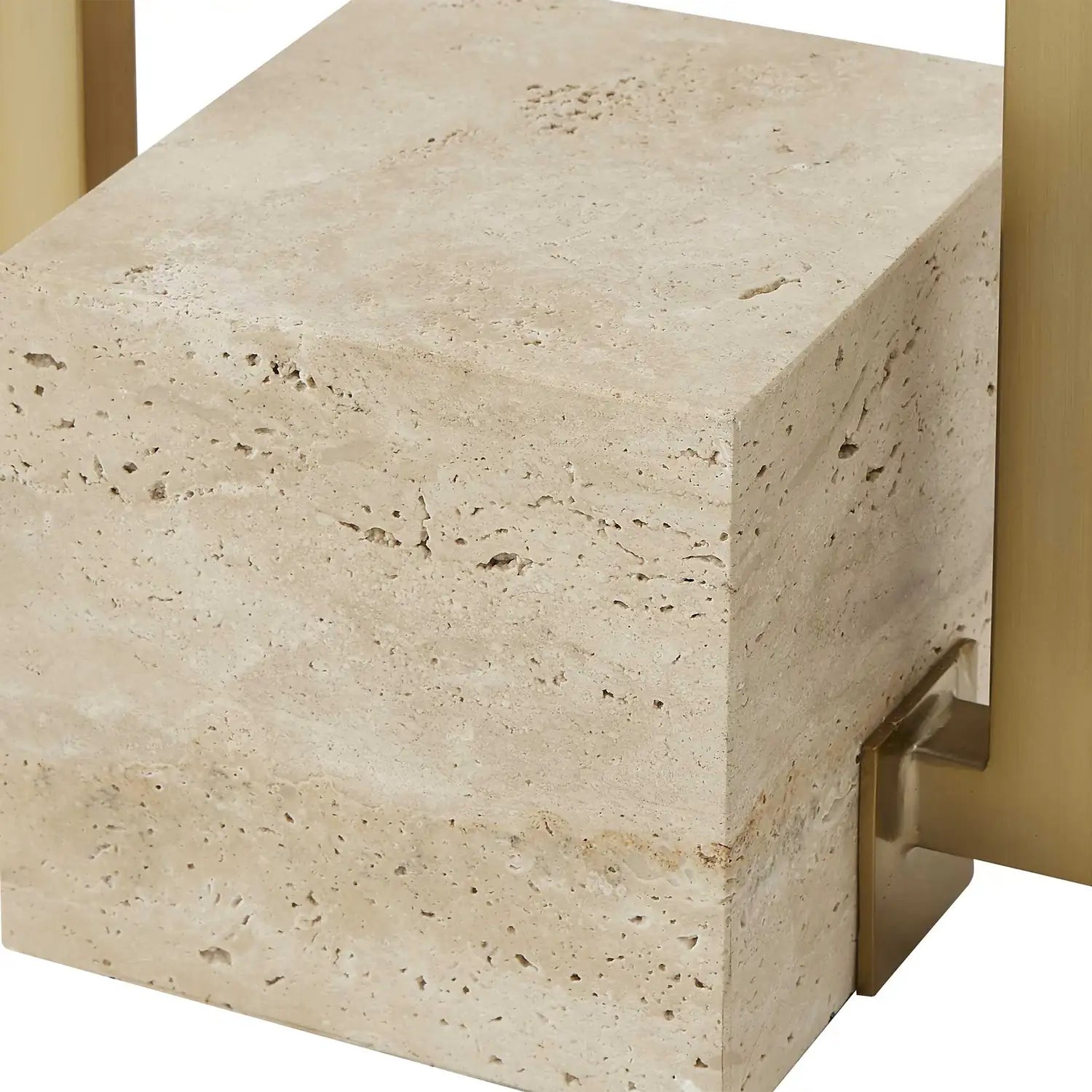 UTTERMOST, Warrick Modern Travertine Table Lamp, TABLE LAMPS