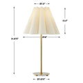 UTTERMOST, Lilabet Fluted Shade Table Lamp, TABLE LAMPS