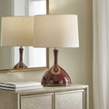 UTTERMOST, COLETTE BURGUNDY TABLE LAMP, TABLE LAMPS