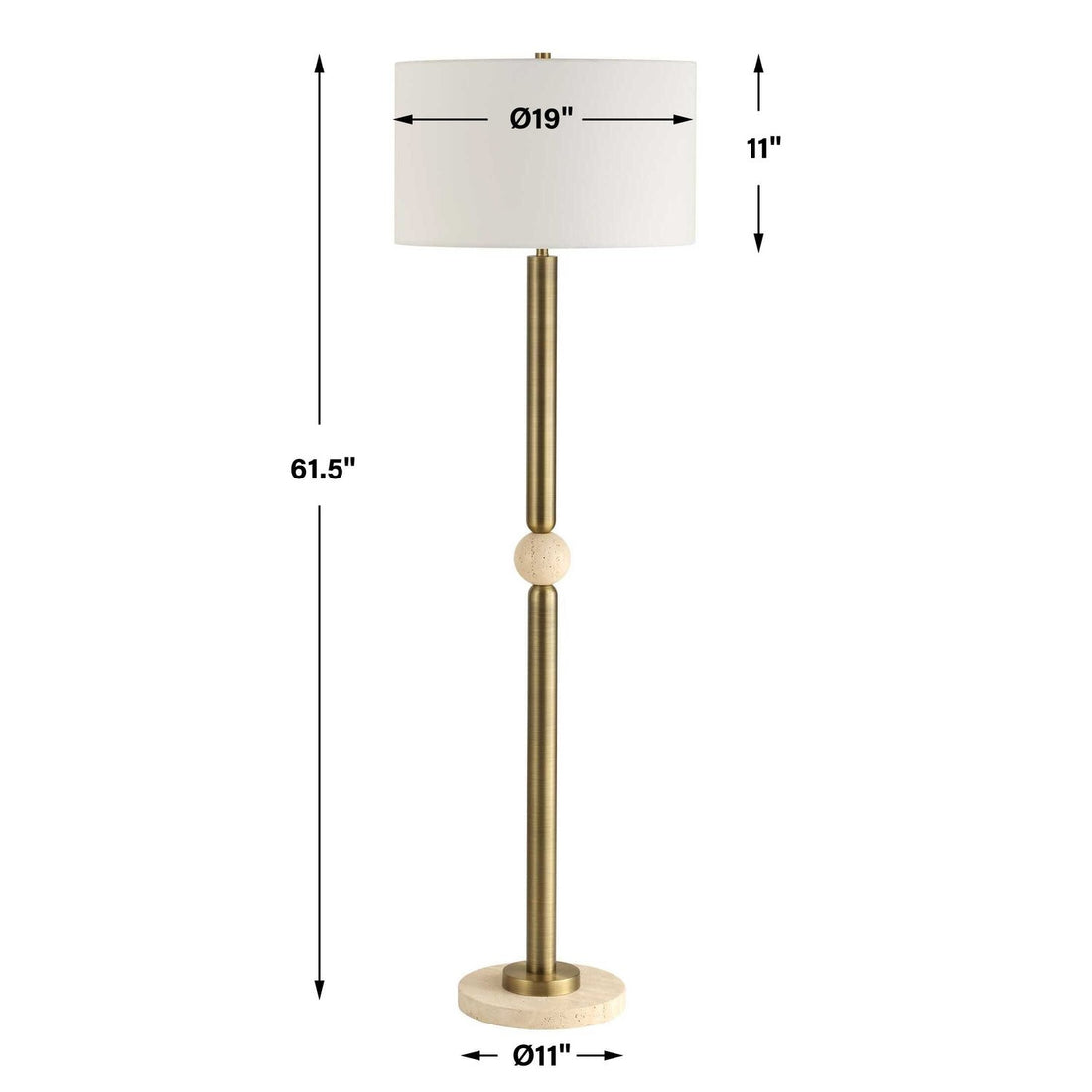 UTTERMOST, HUDSON FLOOR LAMP, FLOOR LAMP
