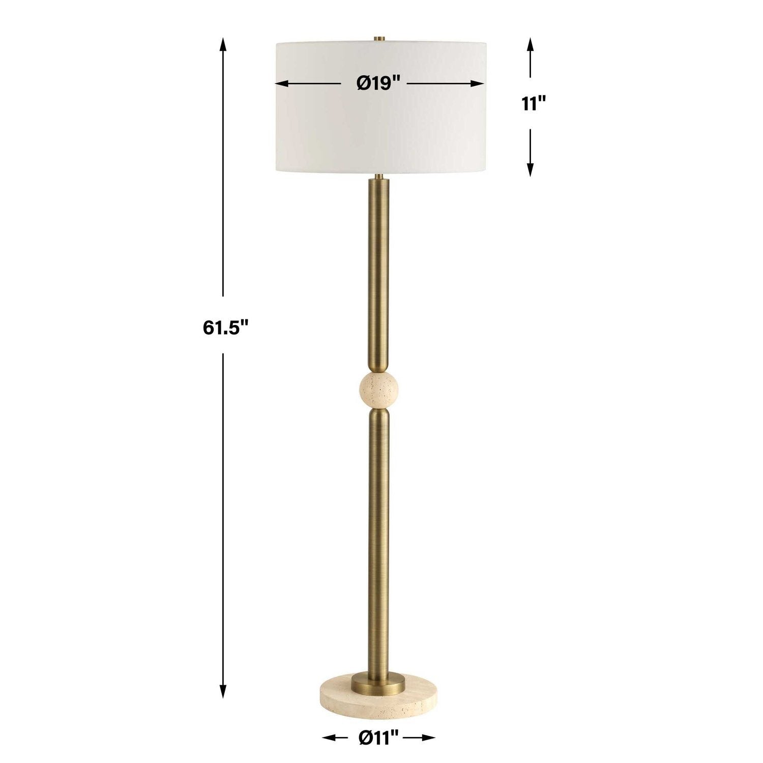 UTTERMOST, HUDSON FLOOR LAMP, FLOOR LAMP