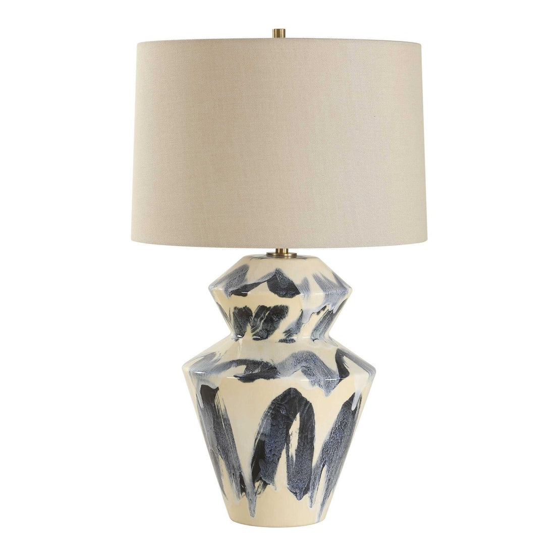 UTTERMOST, ORANDA ABSTRACT GEOMETRIC TABLE LAMP, TABLE LAMPS
