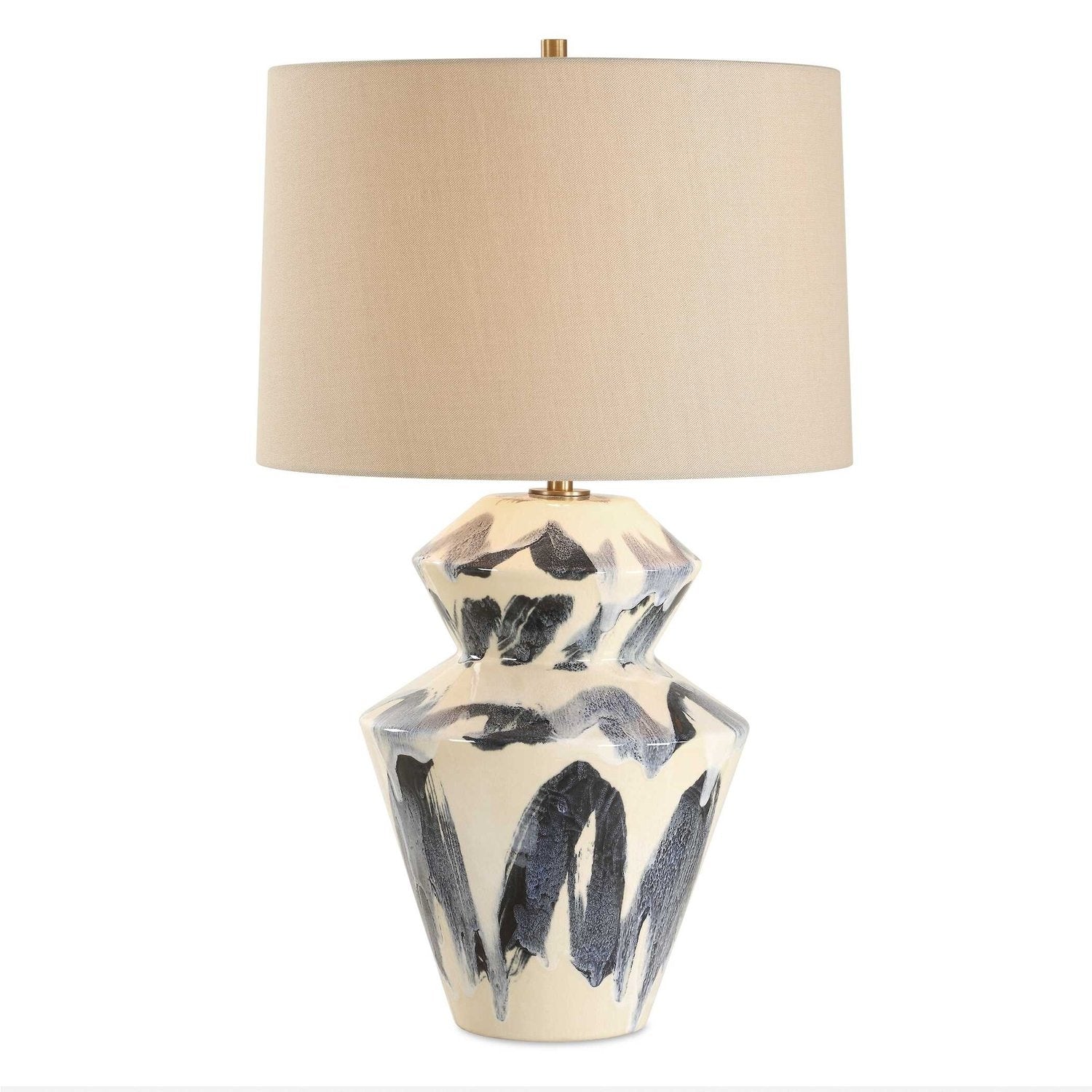 UTTERMOST, Oranda Abstract Geometric Table Lamp, TABLE LAMPS