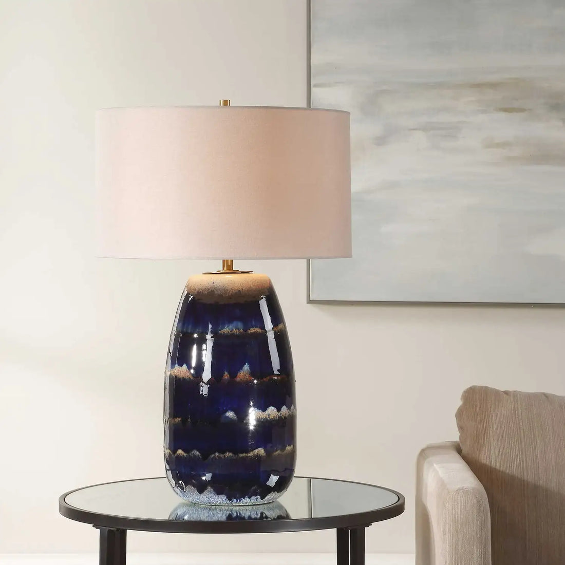 UTTERMOST, Orleans Glaze Table Lamp, TABLE LAMPS