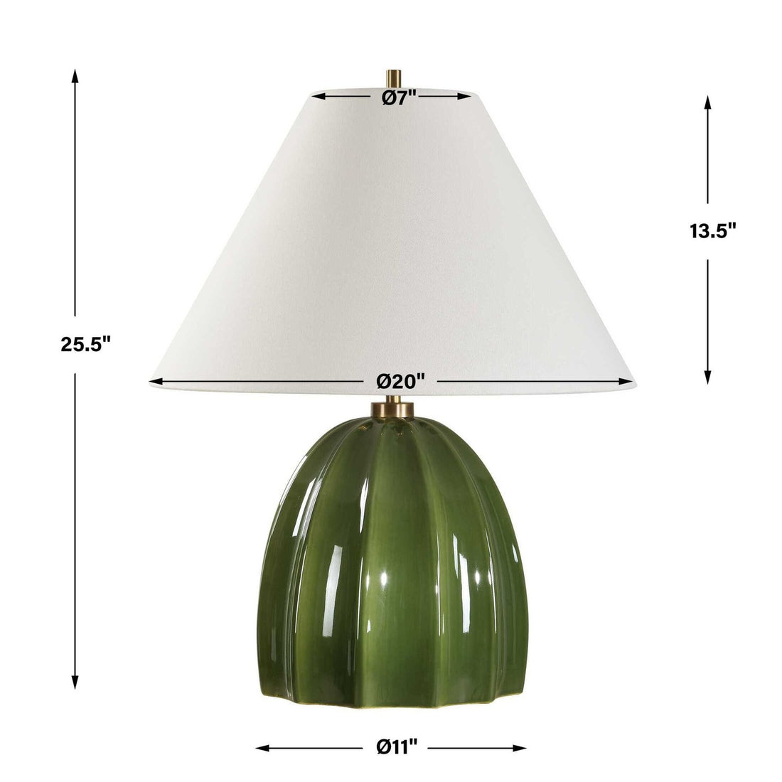 UTTERMOST, RENNA MOSS TABLE LAMP, TABLE LAMPS