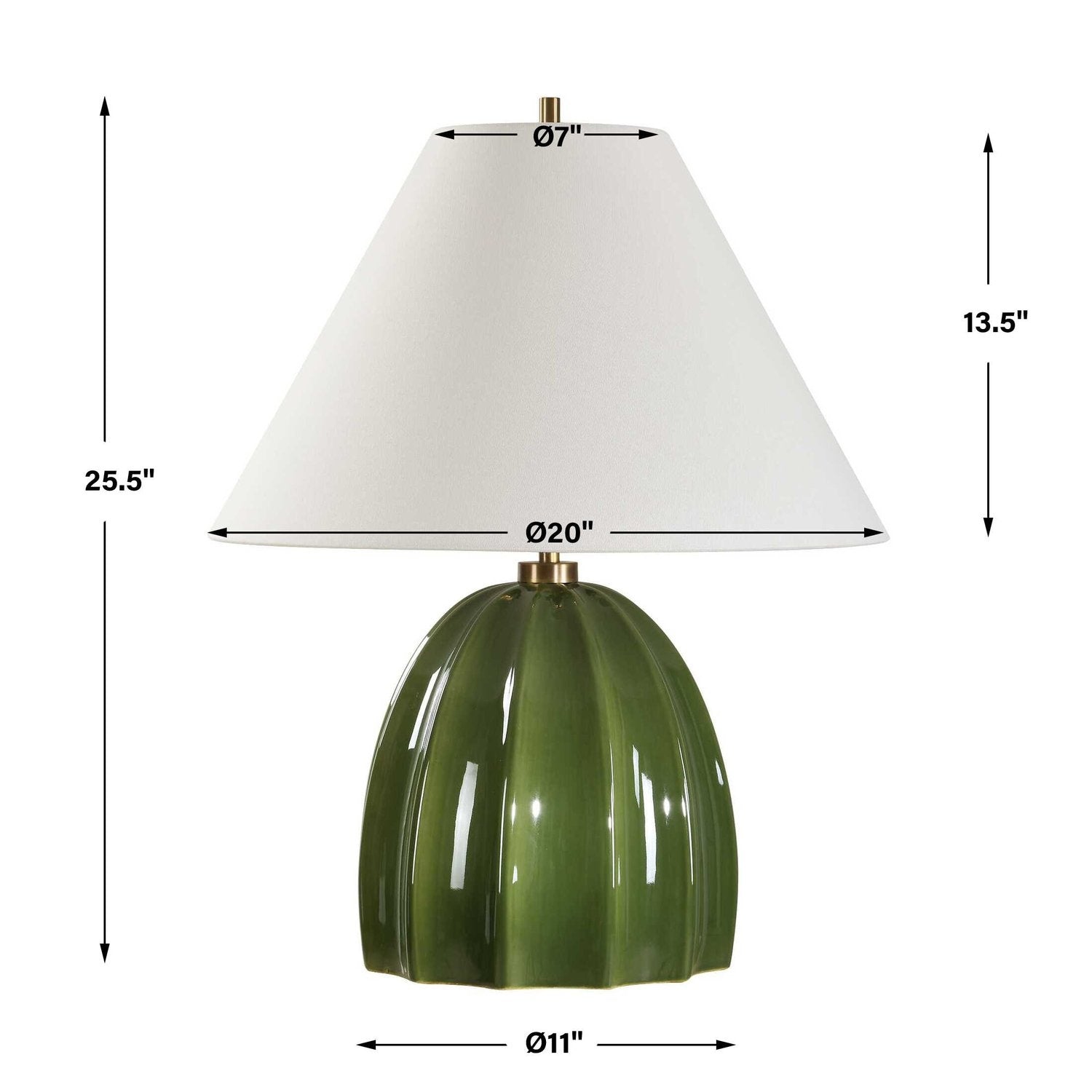 UTTERMOST, Renna Moss Table Lamp, TABLE LAMPS