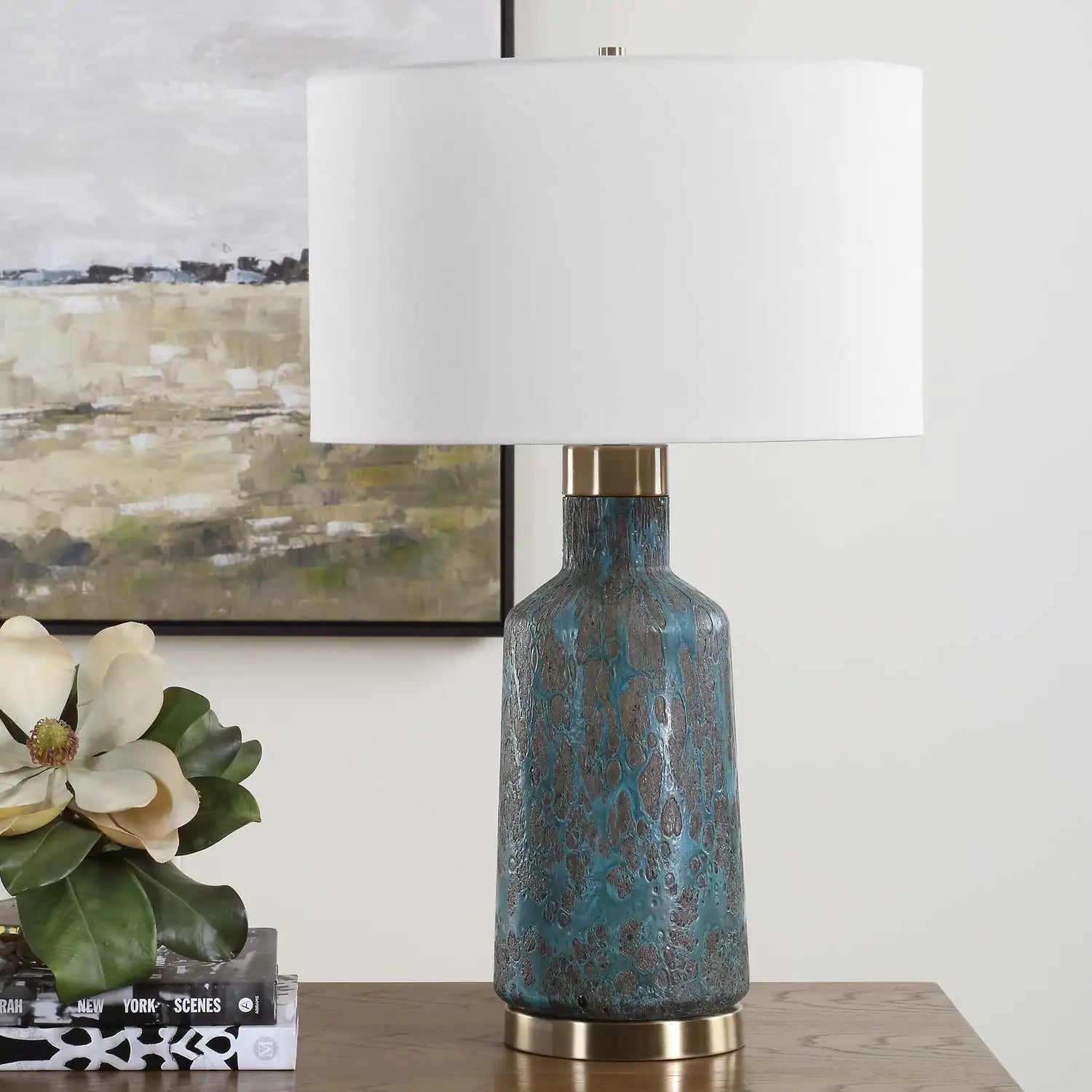 UTTERMOST, Dauphine Cracked Table Lamp, TABLE LAMPS