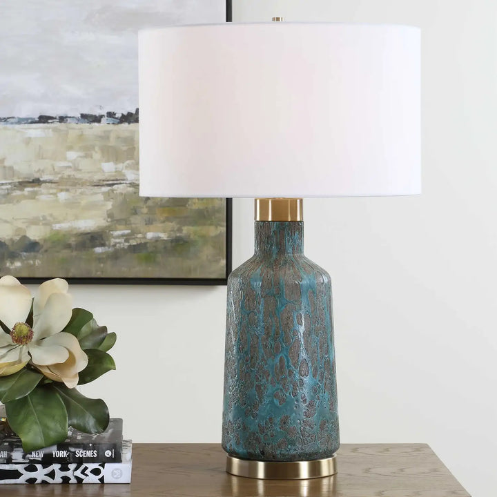 UTTERMOST, Dauphine Cracked Table Lamp, TABLE LAMPS