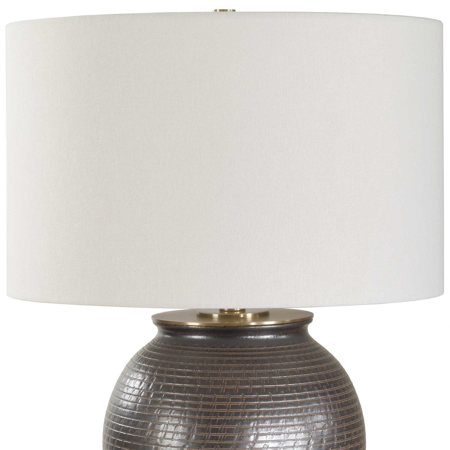 UTTERMOST, HAWKINS RIBBED TABLE LAMP, TABLE LAMPS