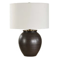 UTTERMOST, Hawkins Ribbed Table Lamp, TABLE LAMPS