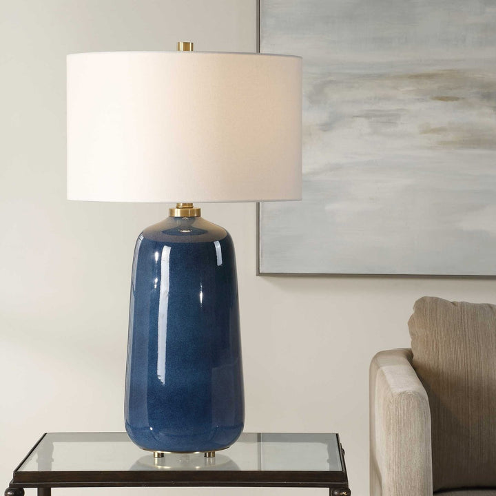 UTTERMOST, BRAE GLAZE TABLE LAMP, TABLE LAMPS