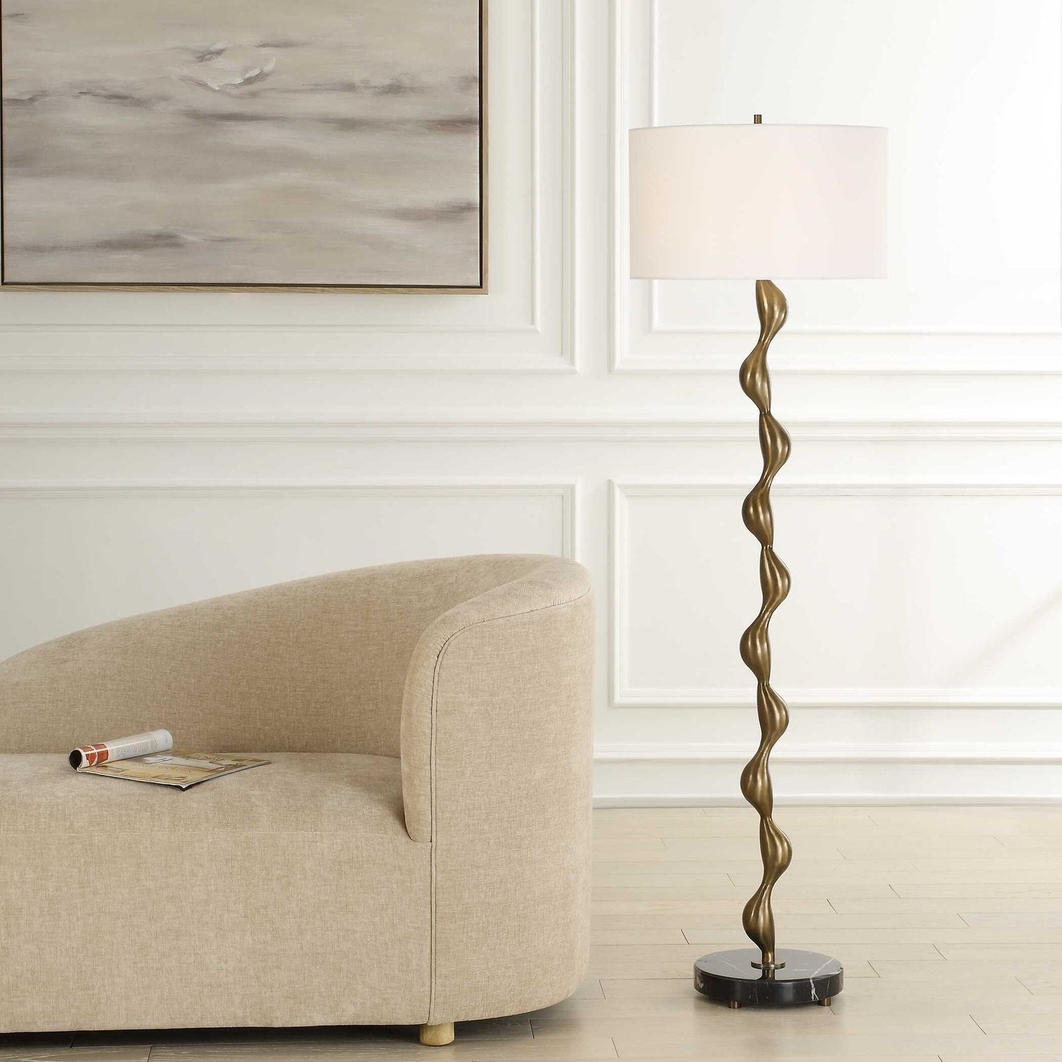 UTTERMOST, Remolino Floor Lamp, FLOOR LAMP