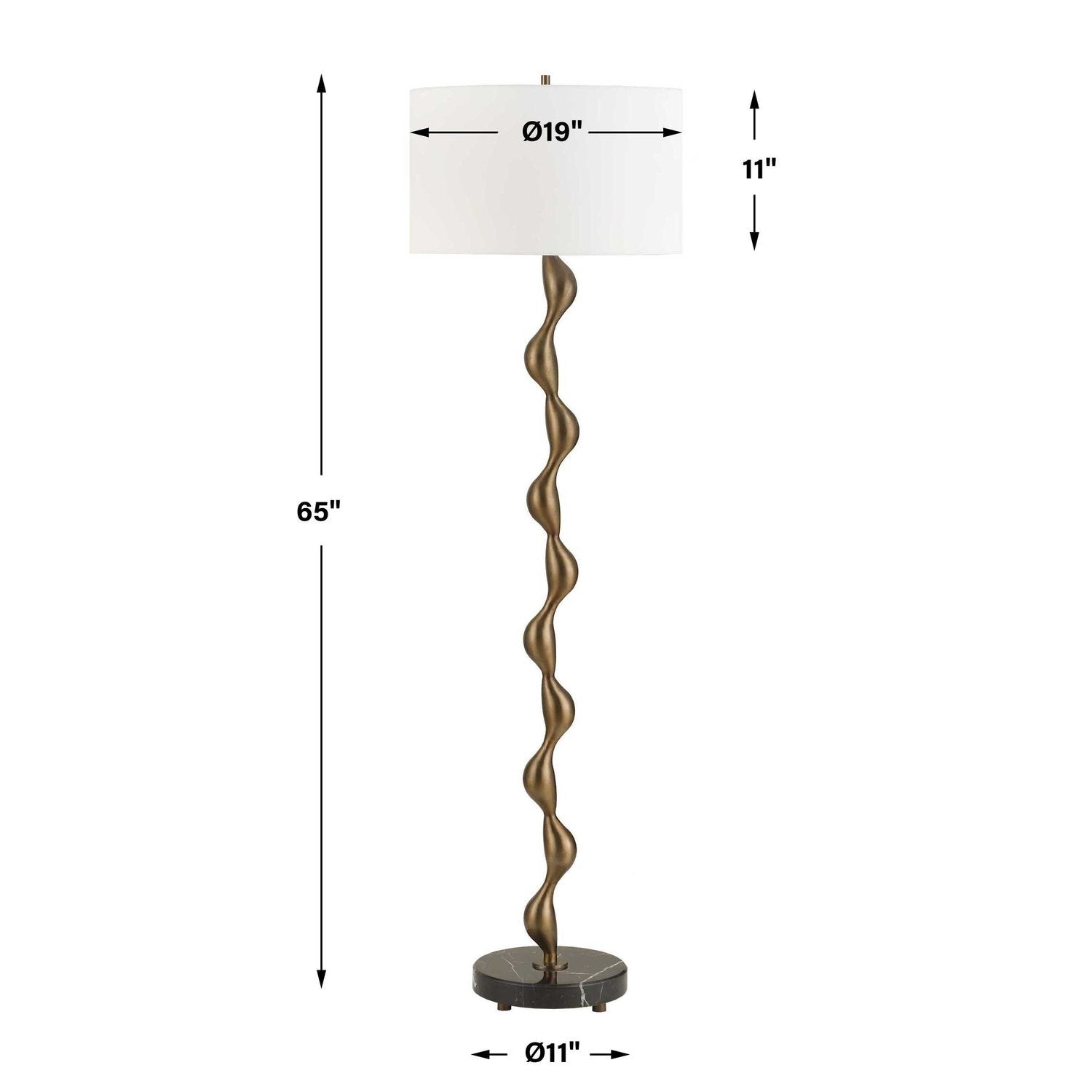 UTTERMOST, REMOLINO FLOOR LAMP, FLOOR LAMP