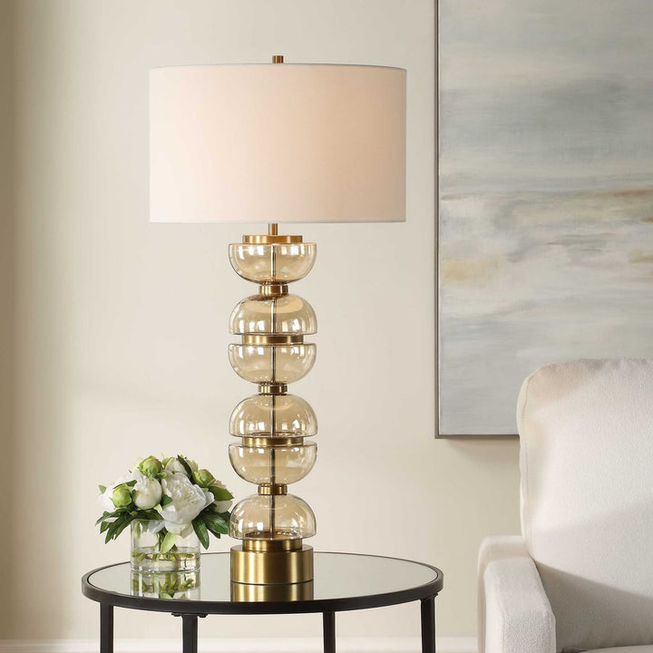 UTTERMOST, ASSEMBLE HALF-SPHERE TABLE LAMP, TABLE LAMPS