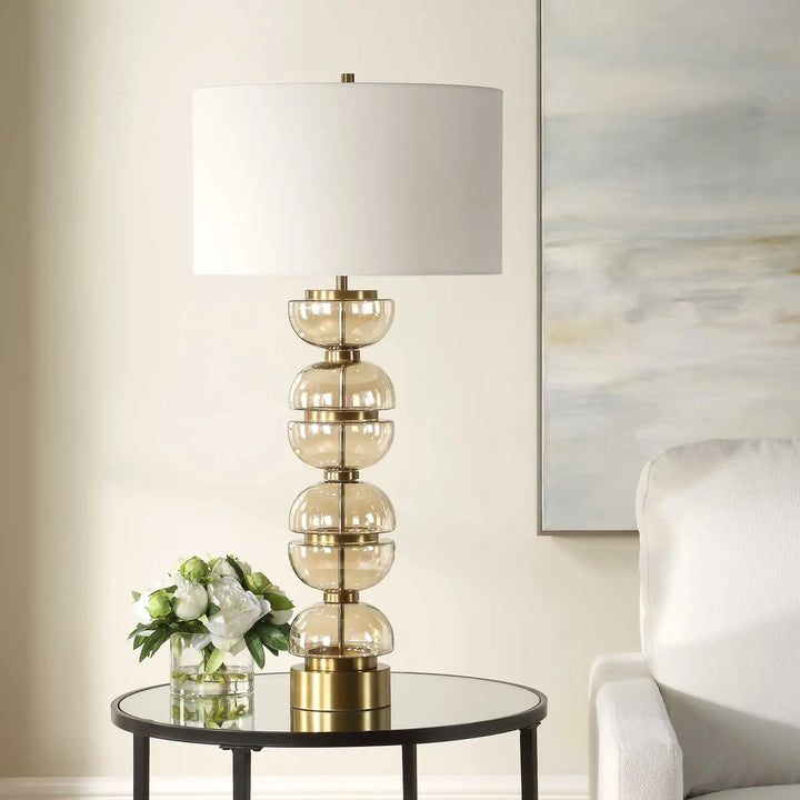 UTTERMOST, Assemble Half-Sphere Table Lamp, TABLE LAMPS