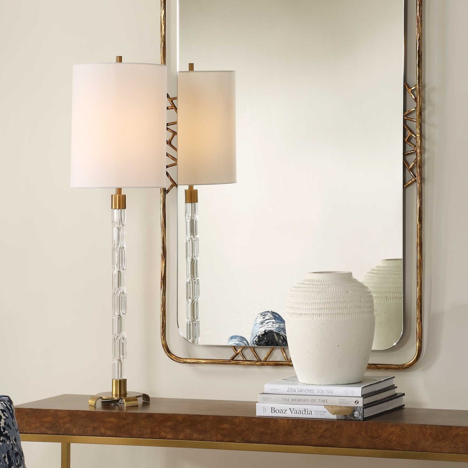UTTERMOST, York Crystal Buffet Lamp, TABLE LAMPS