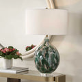 UTTERMOST, Mihaela Drip Glaze Table Lamp, TABLE LAMPS