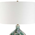 UTTERMOST, Mihaela Drip Glaze Table Lamp, TABLE LAMPS