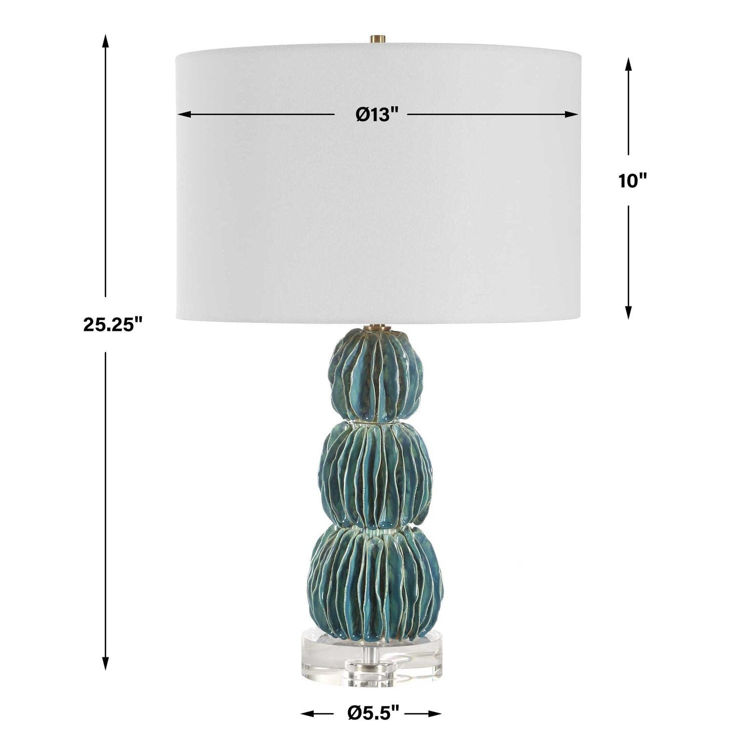 UTTERMOST, BONAIRE TABLE LAMP, TABLE LAMPS