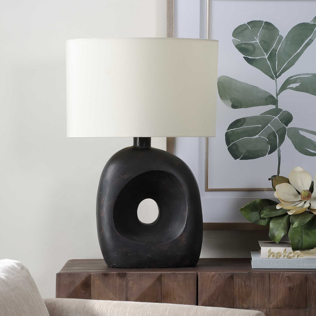 UTTERMOST, Peephole Outdoor Table Lamp, TABLE LAMPS