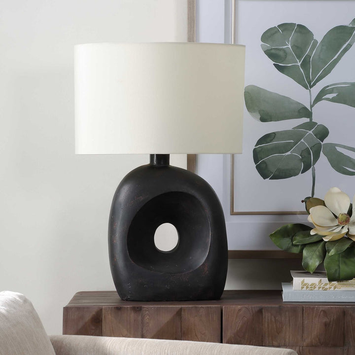 UTTERMOST, Peephole Outdoor Table Lamp, TABLE LAMPS