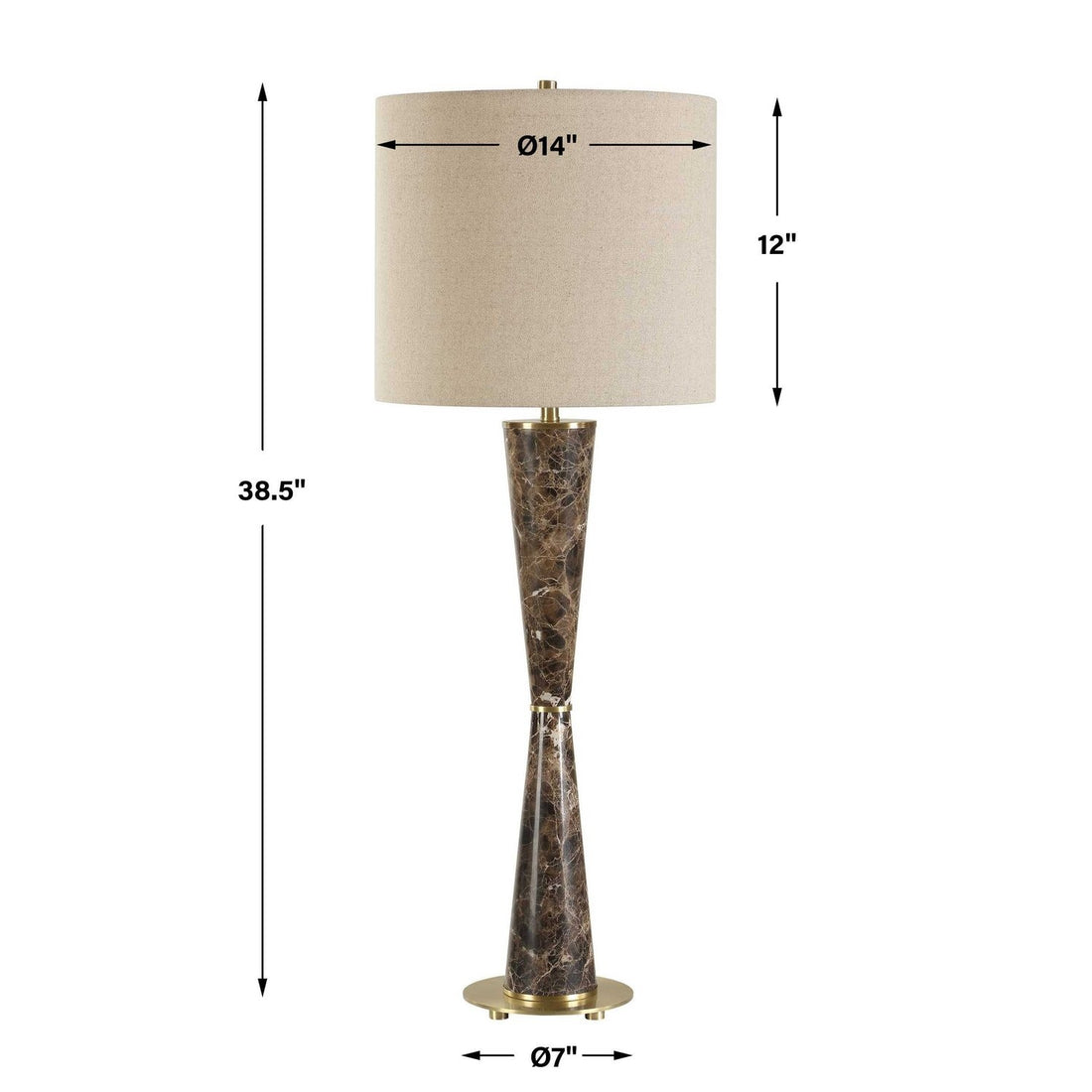 UTTERMOST, JAMESON CONES TABLE LAMP, TABLE LAMPS