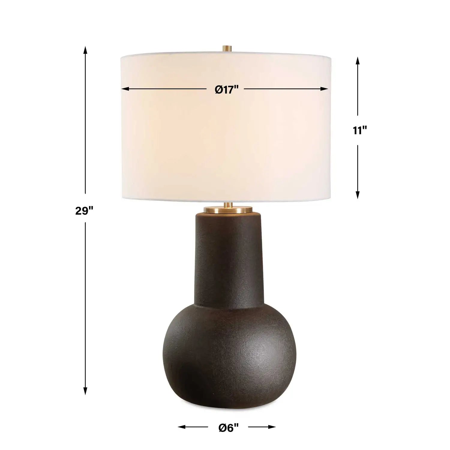 UTTERMOST, Robson Rustic Table Lamp, TABLE LAMPS