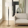 UTTERMOST, Stowe Satin Floor Lamp, FLOOR LAMP