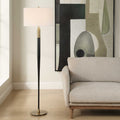 UTTERMOST, STOWE SATIN FLOOR LAMP, FLOOR LAMP
