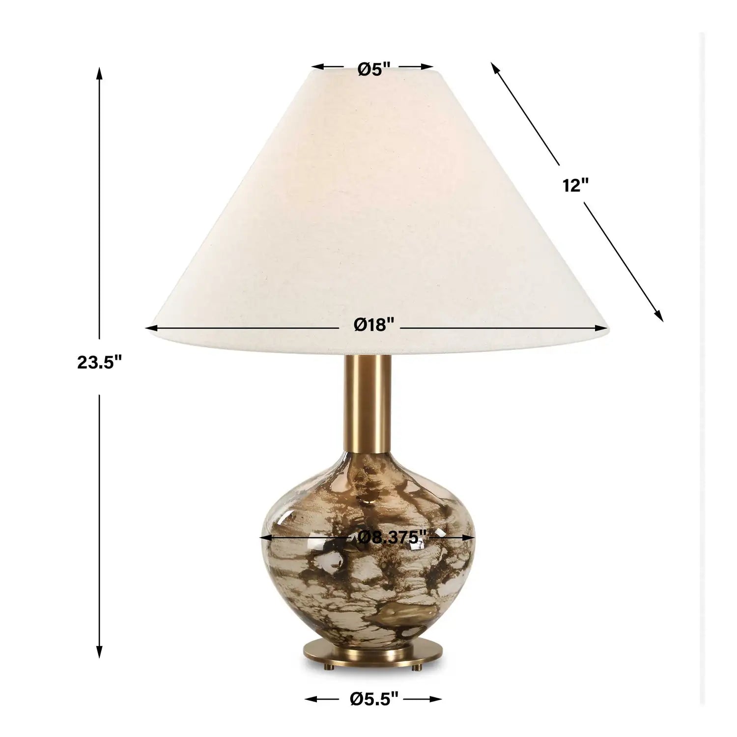UTTERMOST, Montagu Table Lamp, TABLE LAMPS
