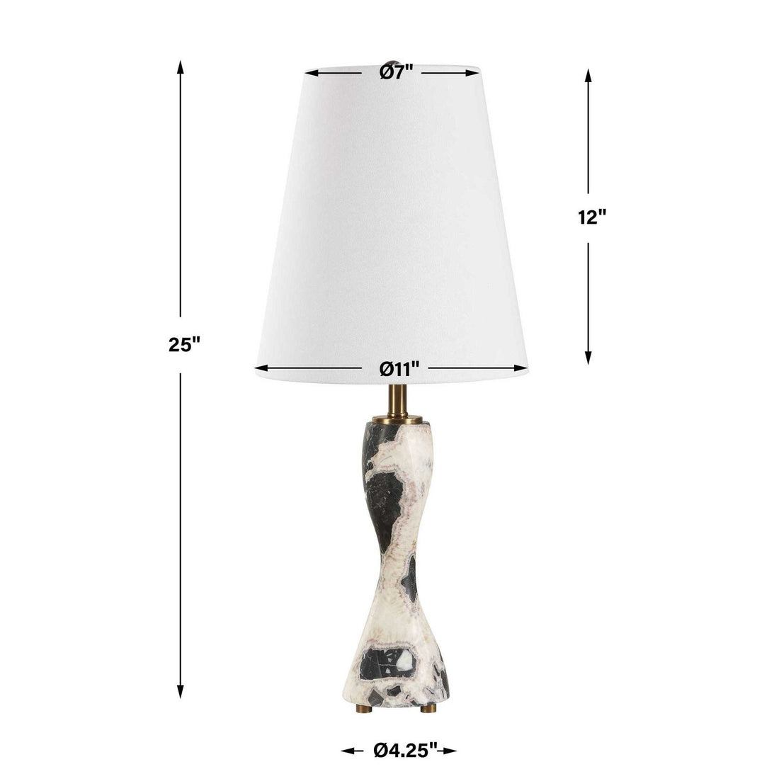 UTTERMOST, MARCELA PANDA BUFFET LAMP, TABLE LAMPS