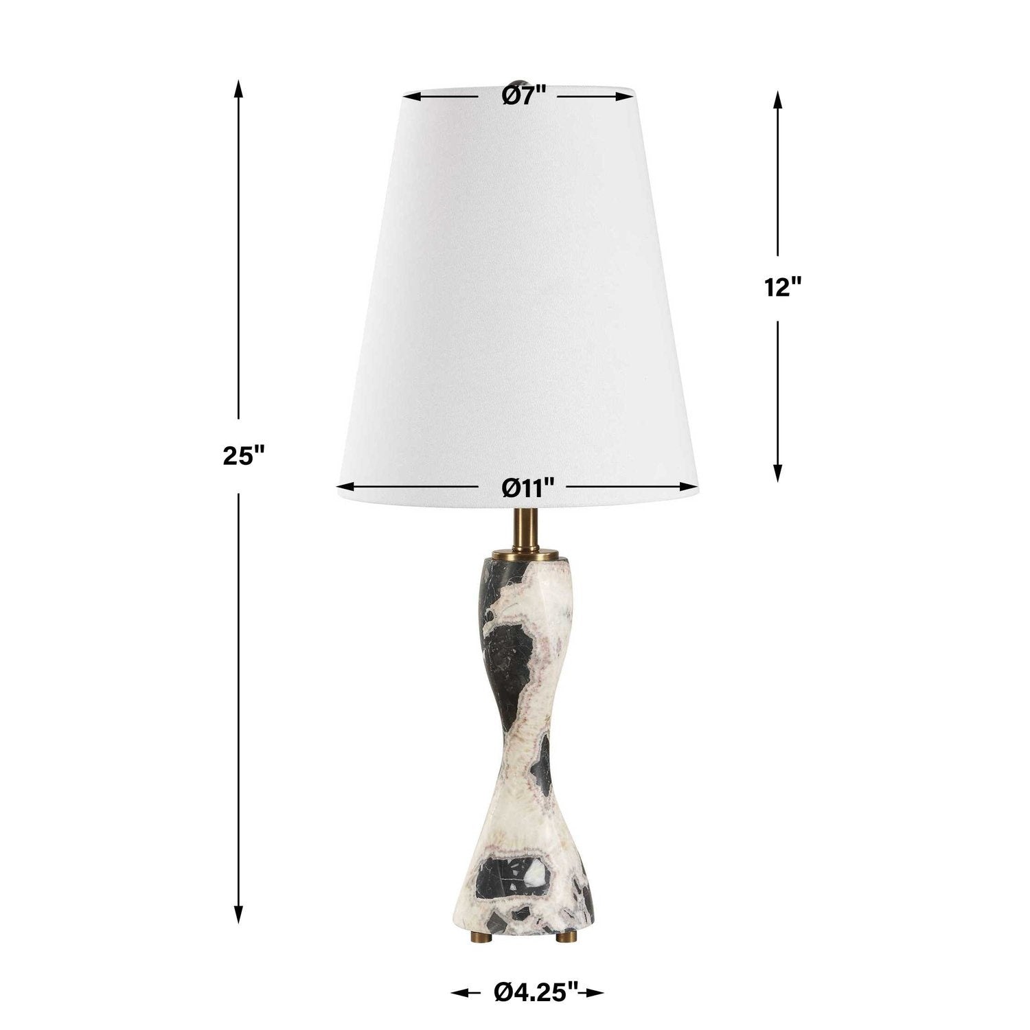 UTTERMOST, MARCELA PANDA BUFFET LAMP, TABLE LAMPS