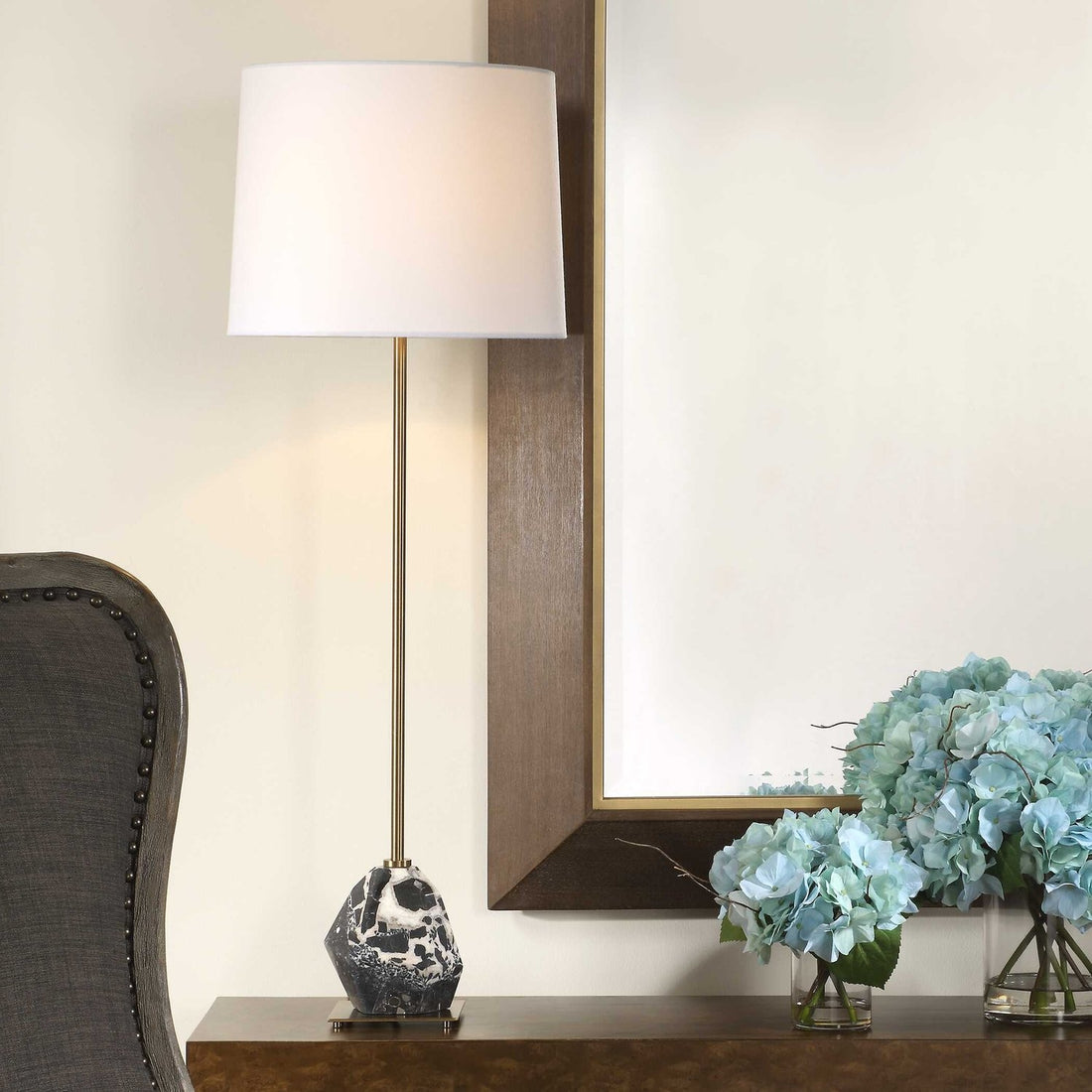 UTTERMOST, Rowland Panda Buffet Lamp, TABLE LAMPS