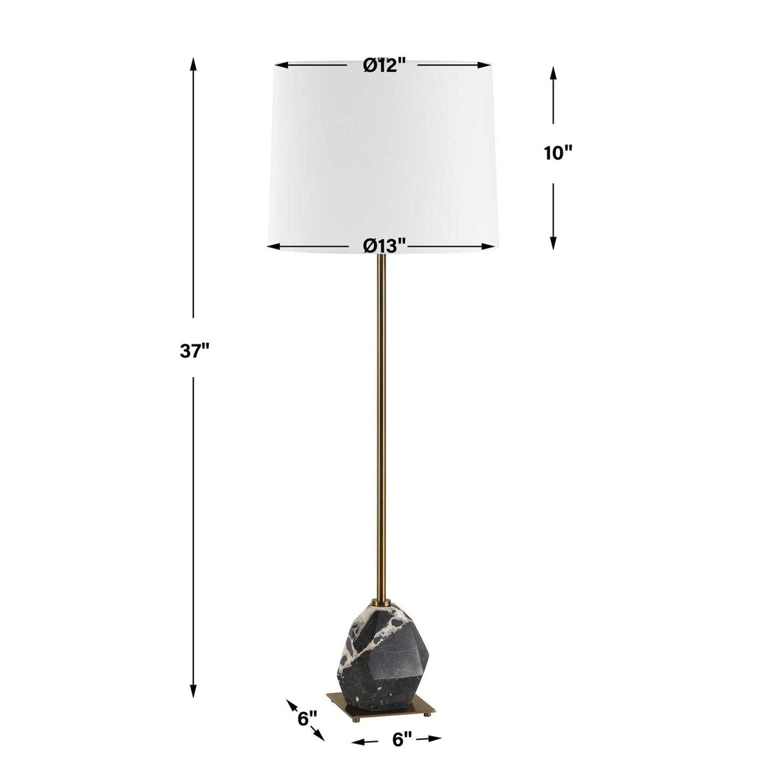 UTTERMOST, ROWLAND PANDA BUFFET LAMP, TABLE LAMPS