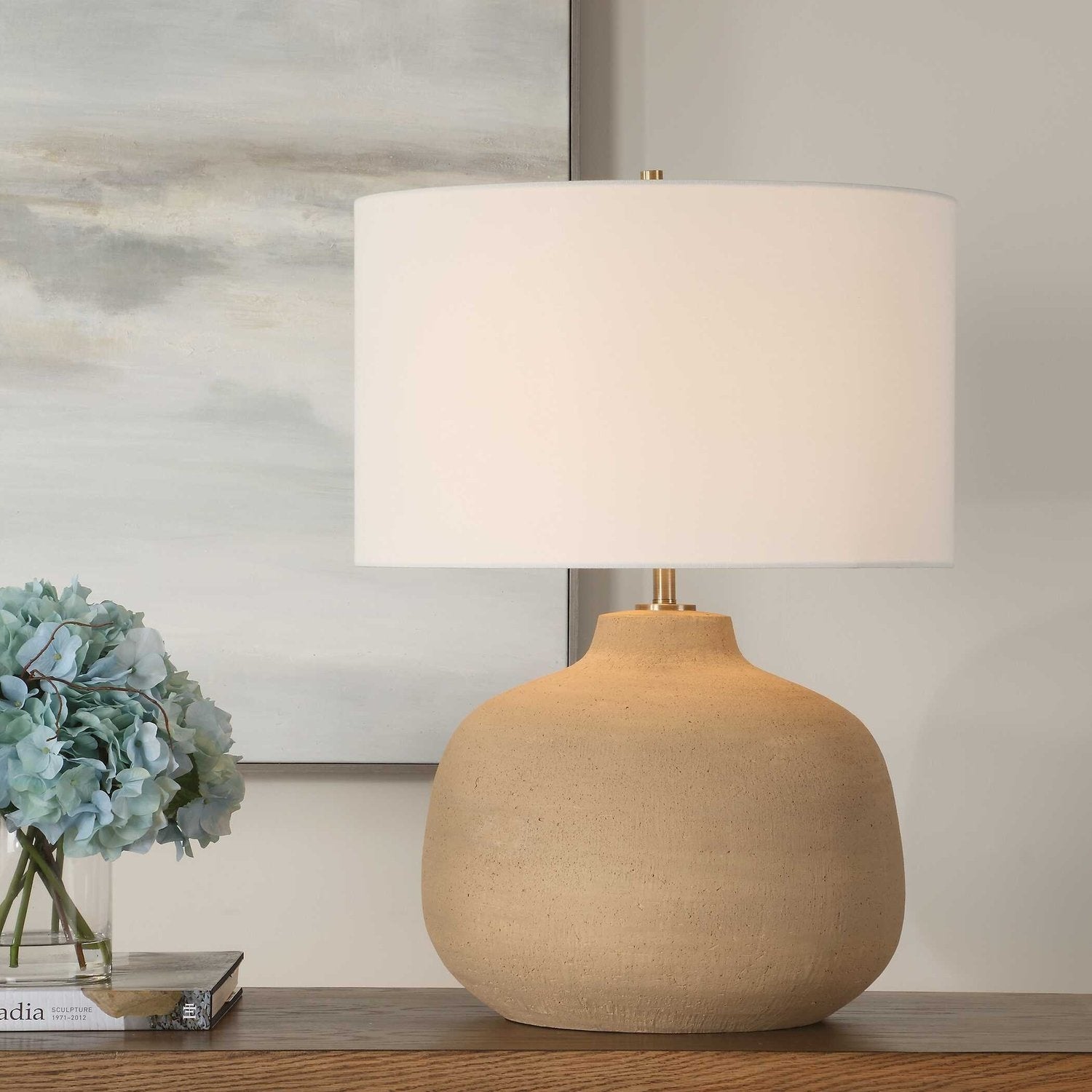 UTTERMOST, CLINE TERRACOTTA TABLE LAMP, TABLE LAMPS