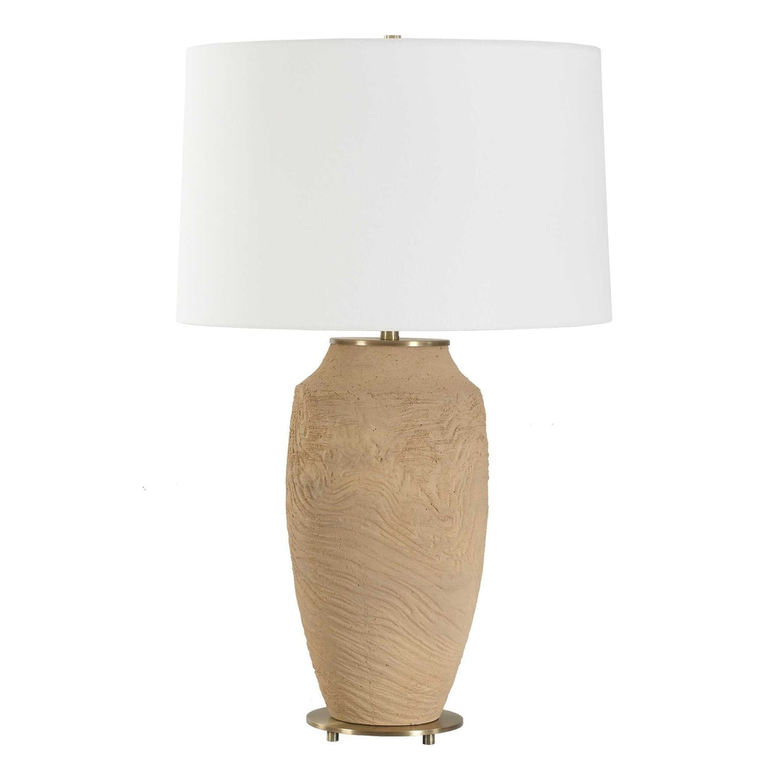 UTTERMOST, Sandstone Flow Terracotta Table Lamp, TABLE LAMPS